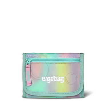ergobag Brustbeutel Geldbeutel, Mini Portemonnaie mit Kleingeldfach, Sichtfenster für Mädchen und Jungen ZauBärwelt - Mint im Sale